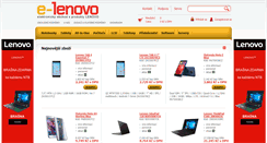 Desktop Screenshot of e-lenovo.cz